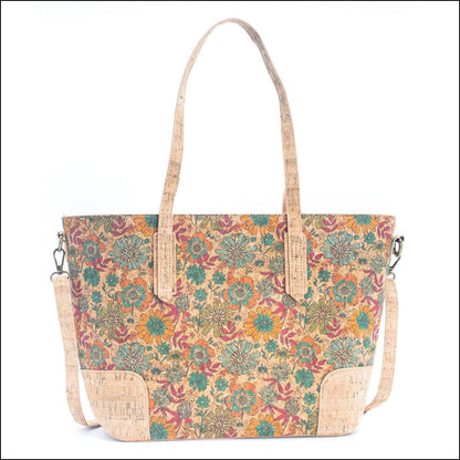 Natural Cork with summer Design: Women's Tote Bag BAGF-022