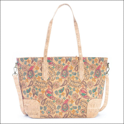 Natural Cork with summer Design: Women's Tote Bag BAGF-022