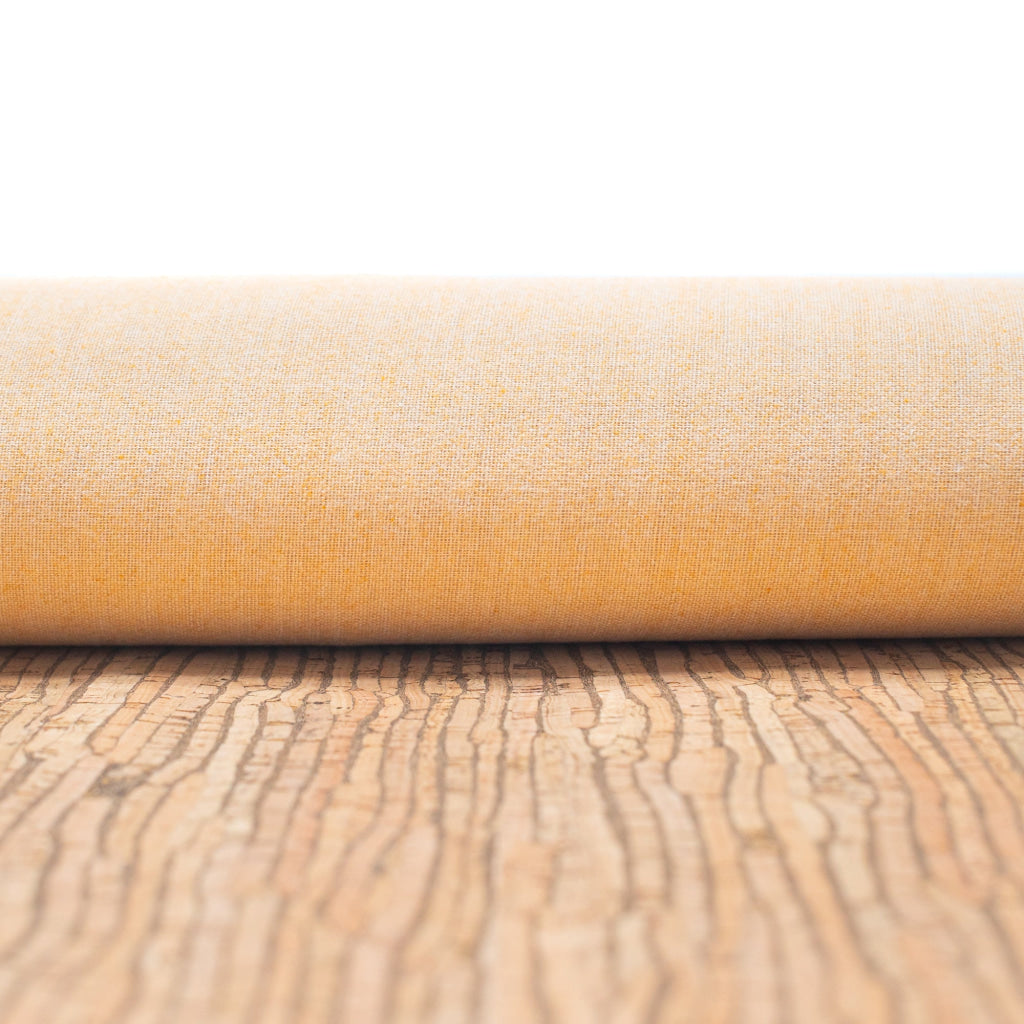Natural with Stripes - Portuguese cork fabric COF-246