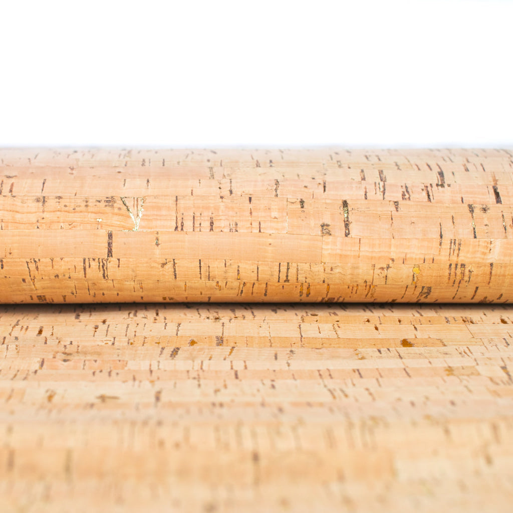 Rustic Cork Fabric with Gold Flecks COF-468