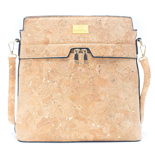 Natural cork Molten Gold Tote Sling-BAG-2093