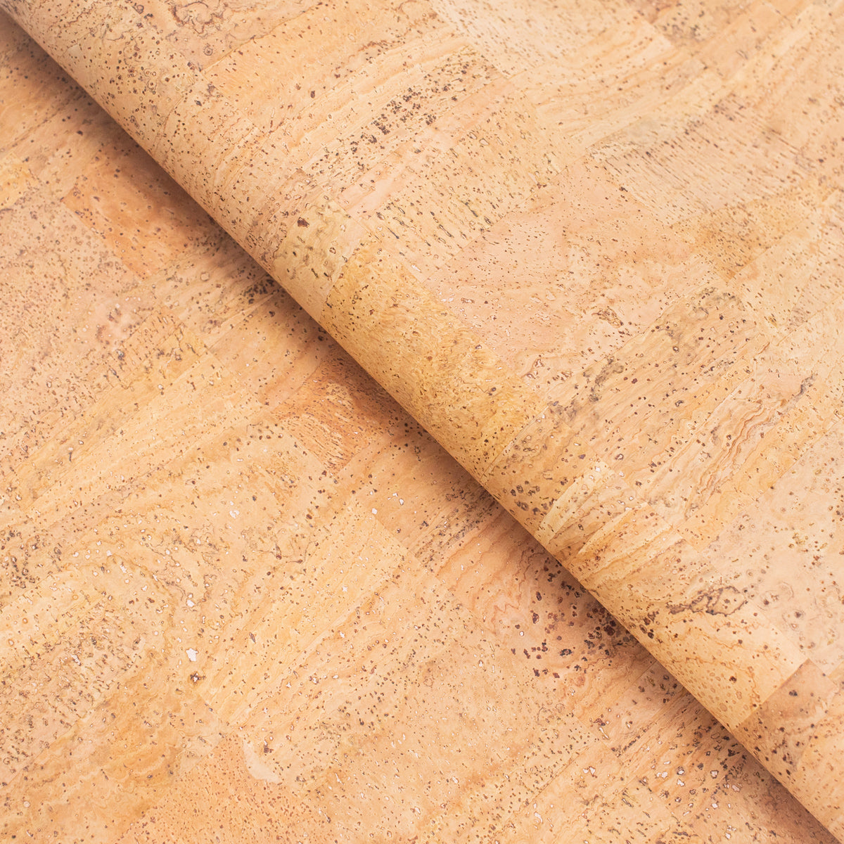 Premium Solid Natural Cork Fabric COF-460