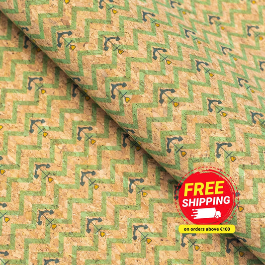 Sailor Waves, Cork Fabric COF-324-A
